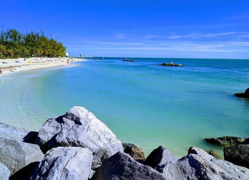 Fort Zachary Taylor Historic State Park Beach, Florida, USA